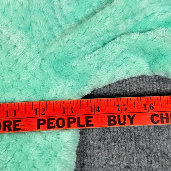 Kids Columbia XS Fuzzy Fleece Zip Up Jacket Mint Green Cozy Youth Size Outdoor - Picture 11 of 13